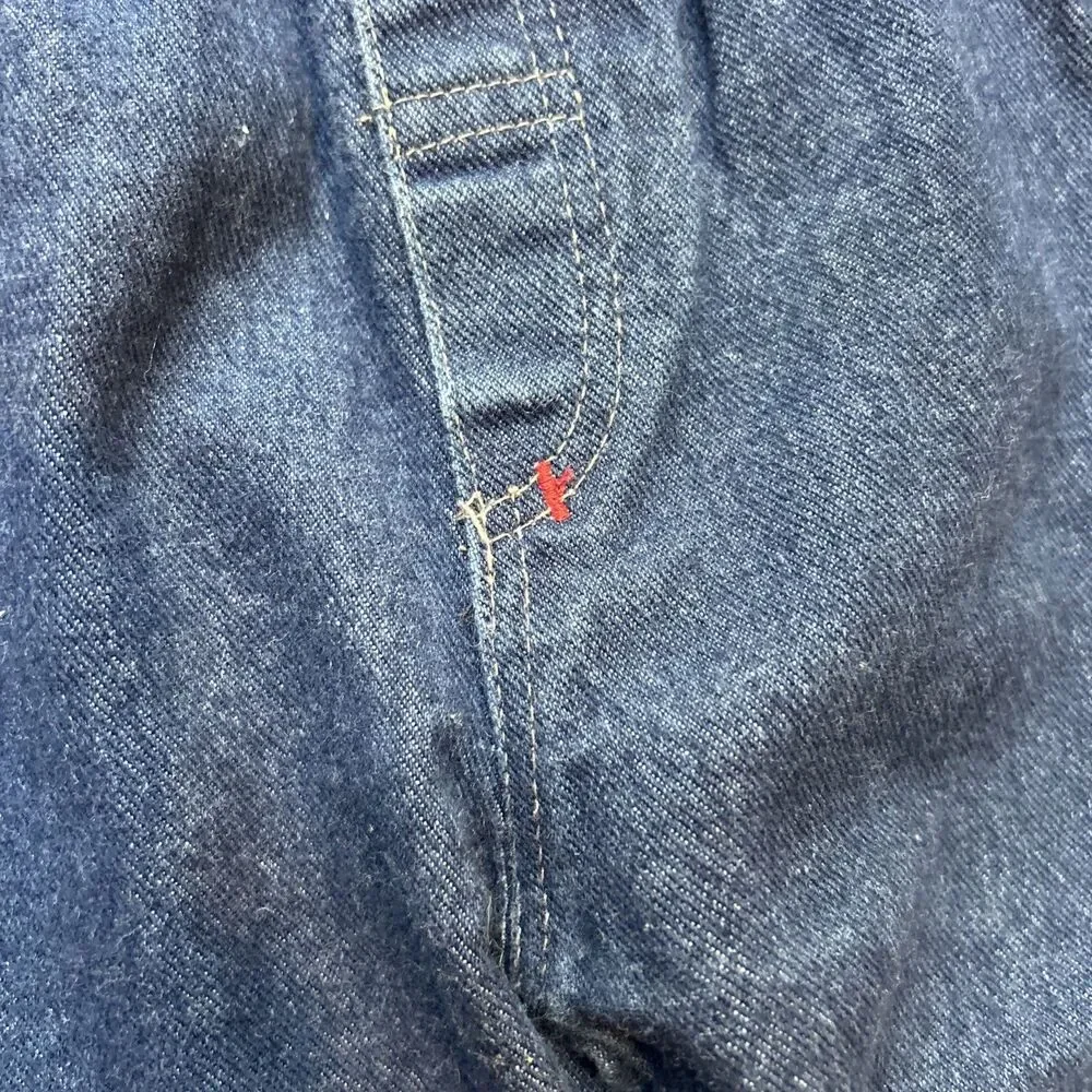 Vintage Basic Editions Toddler Denim Jeans Dark Wash Size 2T Elastic Waist